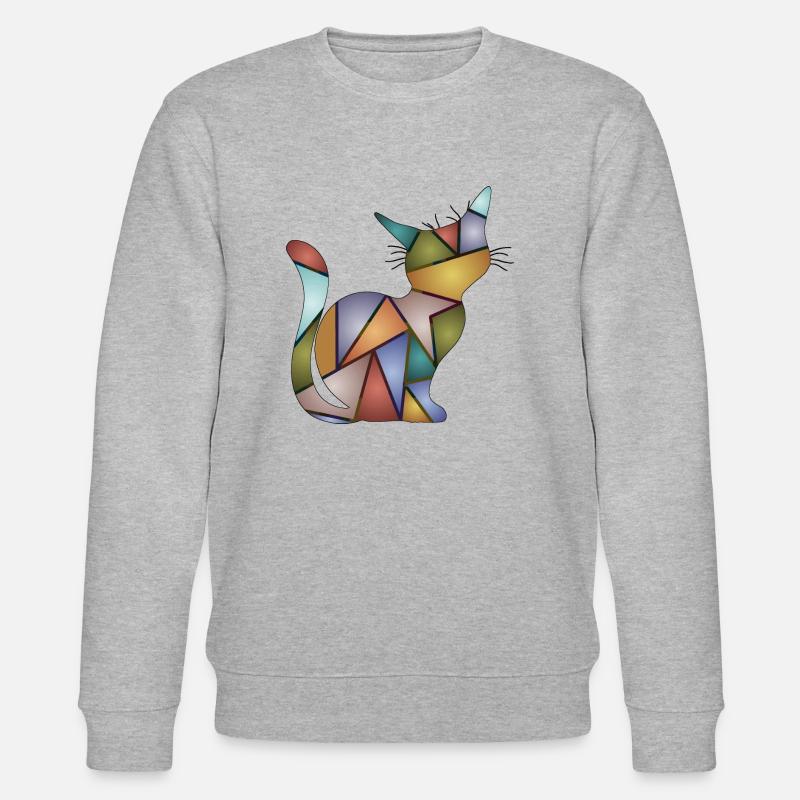 Chat - Sweat bio CHANGER Stanley/Stella Unisexe - gris chiné
