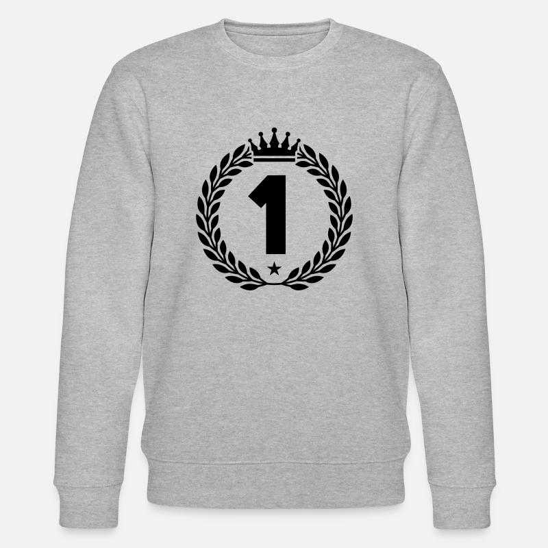 1 krone - Stanley/Stella Unisex Bio-Sweatshirt CHANGER  - Grau meliert