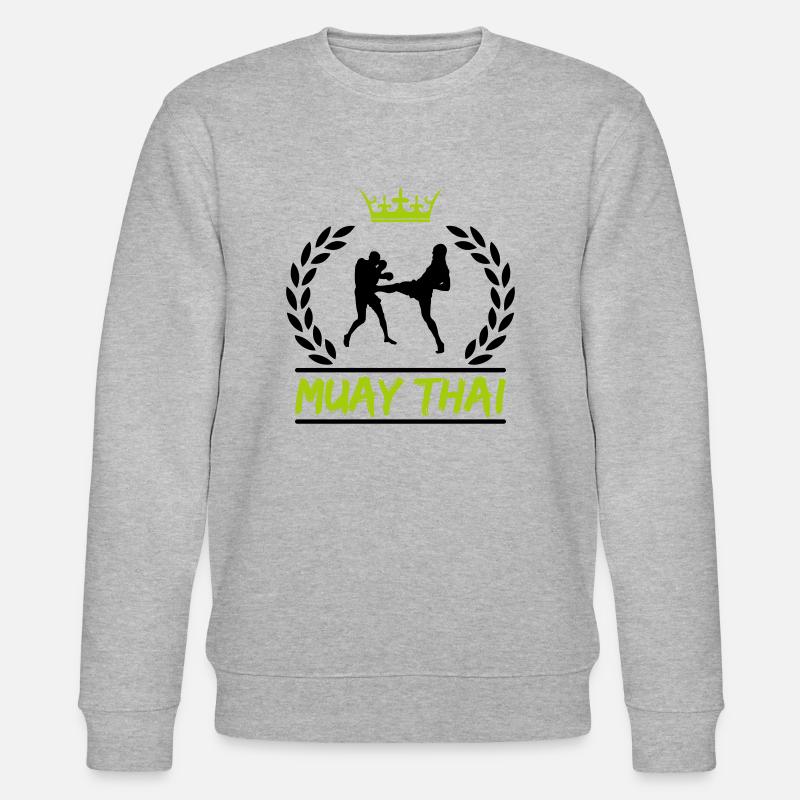 muay thai - Stanley/Stella Unisex Bio-Sweatshirt CHANGER  - Grau meliert
