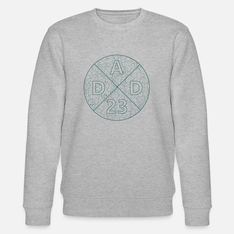 Dad 23 Kreis - Stanley/Stella Unisex Bio-Sweatshirt CHANGER - Grau meliert