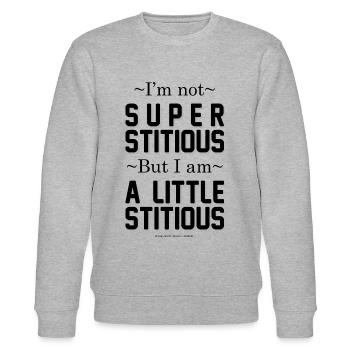 The Office Dunder Mifflin Graphic - Stanley/Stella CHANGER Unisex Organic Sweatshirt - heather grey - Front - Nik (191cm) & Marisol (170cm)
