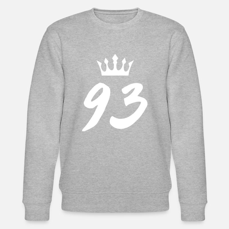 93 Couronne numérique - Sweat bio CHANGER Stanley/Stella Unisexe - gris chiné