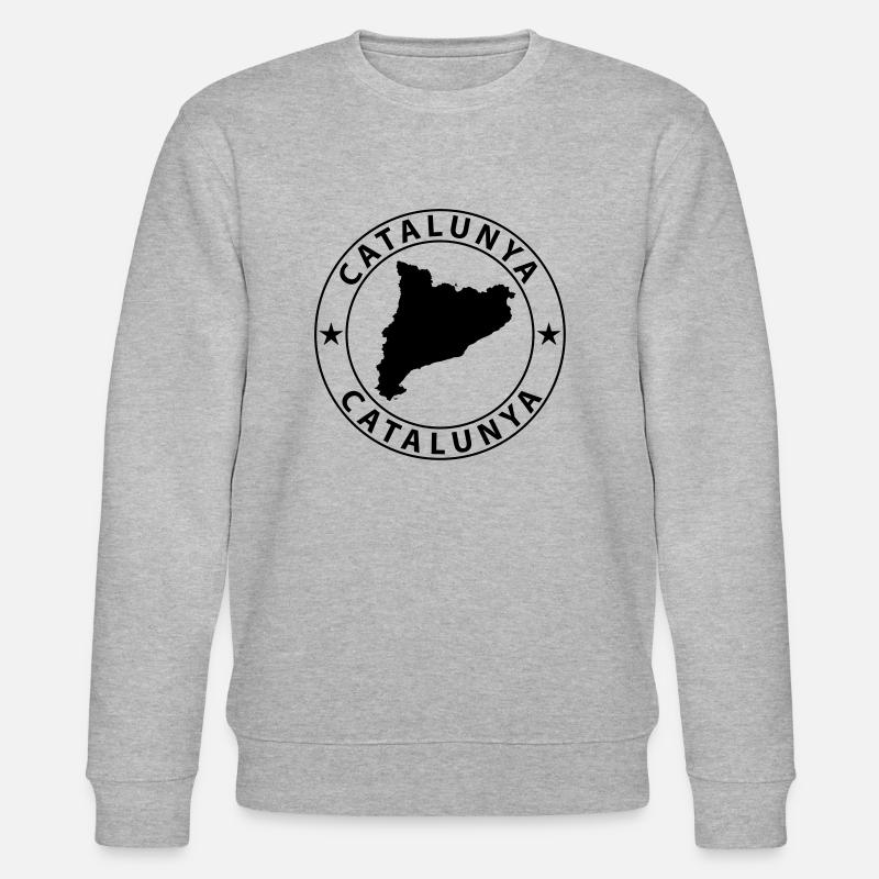 Catalunya - Stanley/Stella Unisex Bio-Sweatshirt CHANGER  - Grau meliert