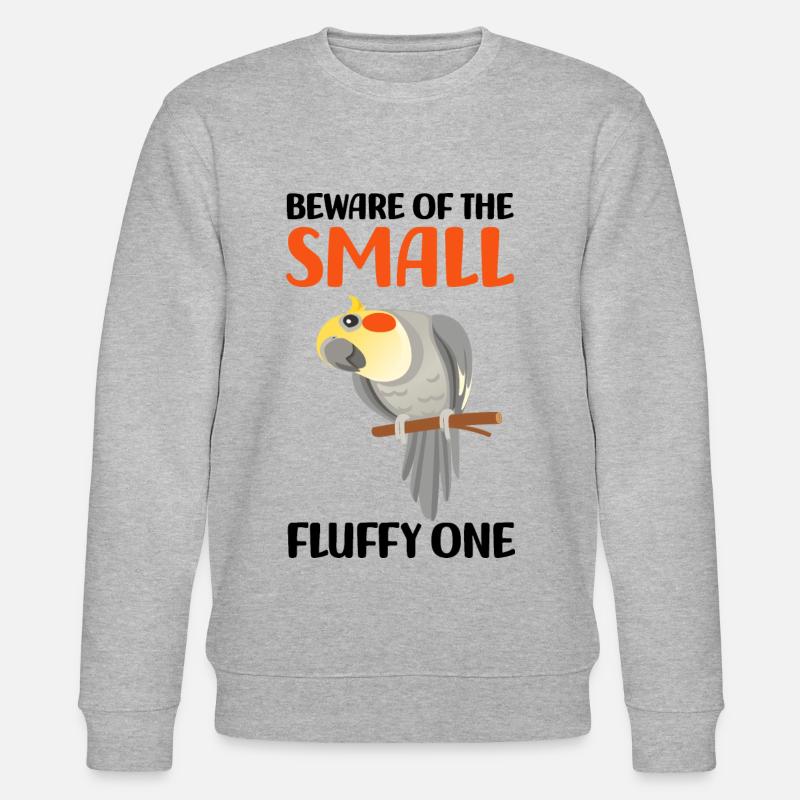 Nymphensittich - Stanley/Stella Unisex Bio-Sweatshirt CHANGER  - Grau meliert
