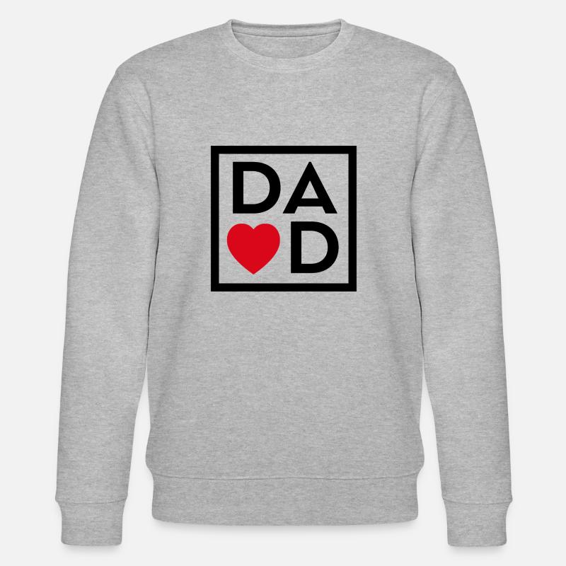 Papa - Stanley/Stella Unisex Bio-Sweatshirt CHANGER  - Grau meliert