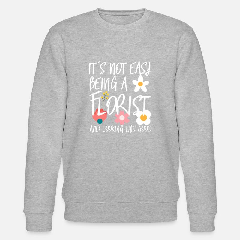 Fleuristes Fleuristes Fleuristes Fleuristes - Sweat bio CHANGER Stanley/Stella Unisexe - gris chiné