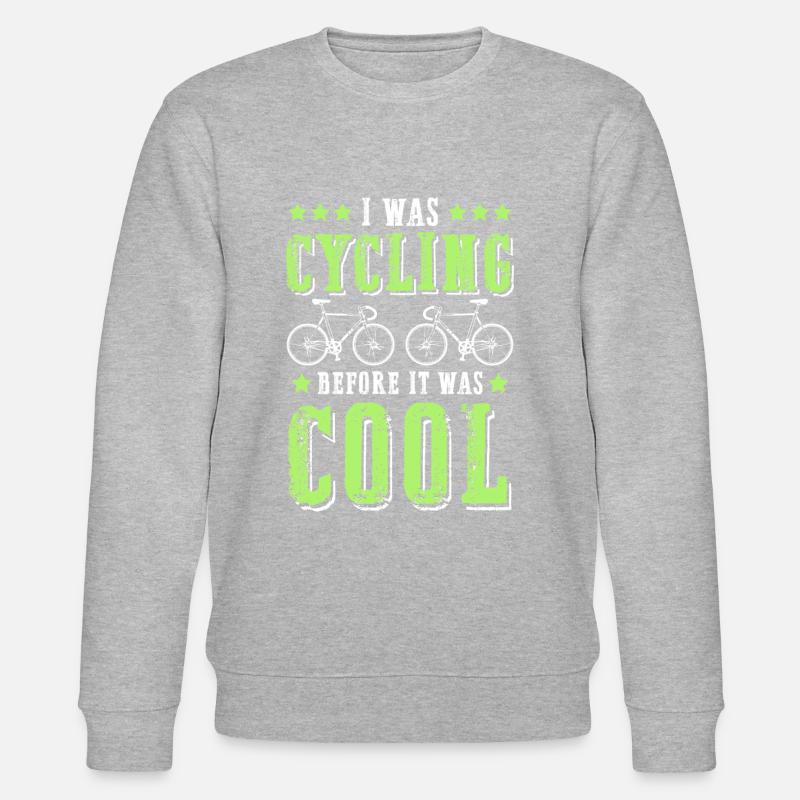 Vélo cyclisme cool - Sweat bio CHANGER Stanley/Stella Unisexe - gris chiné