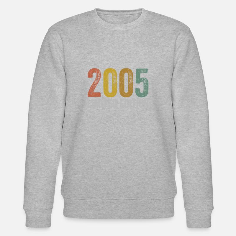Millésime 2005 Édition Limitée Anniversaire - Sweat bio CHANGER Stanley/Stella Unisexe - gris chiné