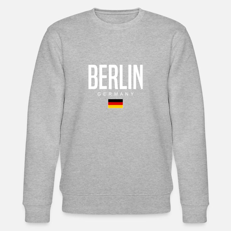 Berlin - Stanley/Stella Unisex Bio-Sweatshirt CHANGER - Grau meliert