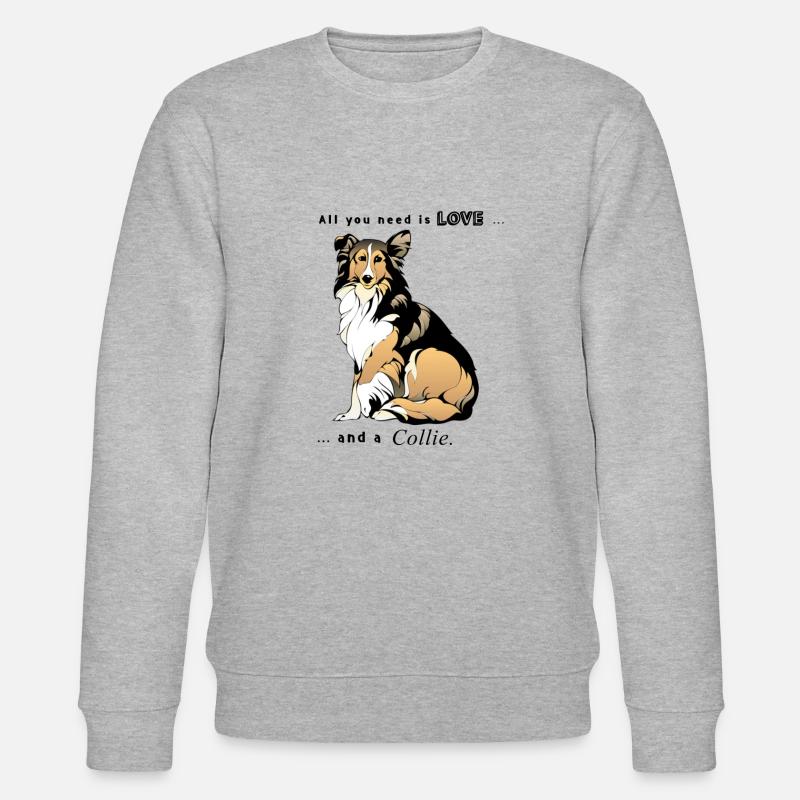 collie - Stanley/Stella Unisex Bio-Sweatshirt CHANGER  - Grau meliert