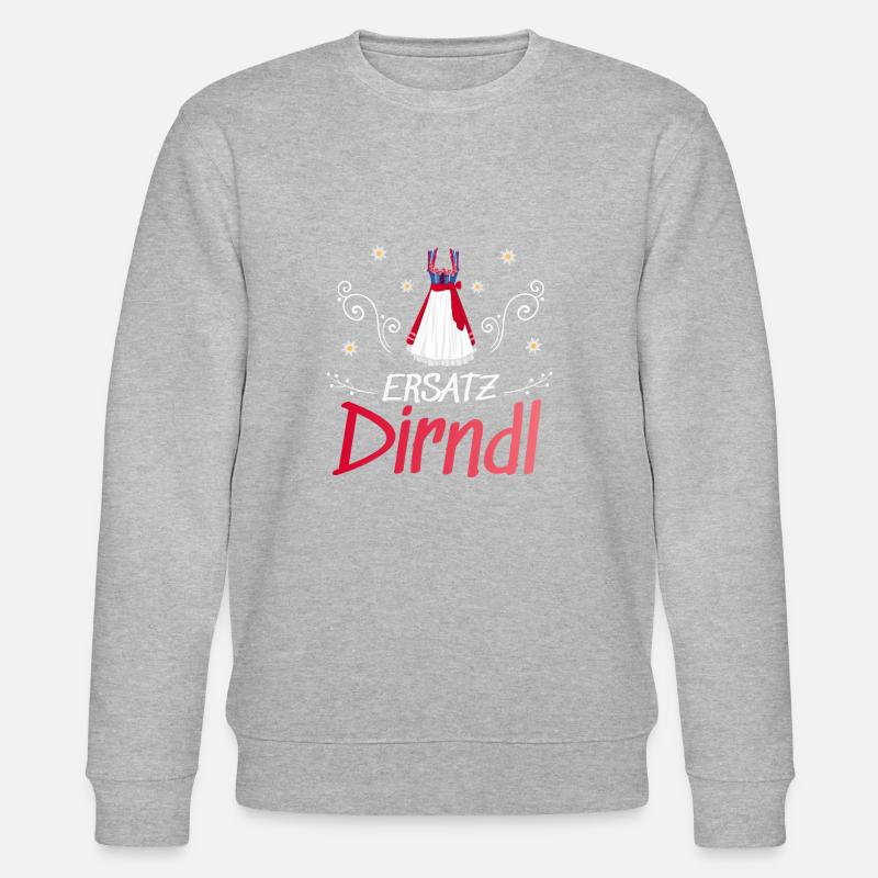 Dirndl Ersatz - Stanley/Stella Unisex Bio-Sweatshirt CHANGER  - Grau meliert