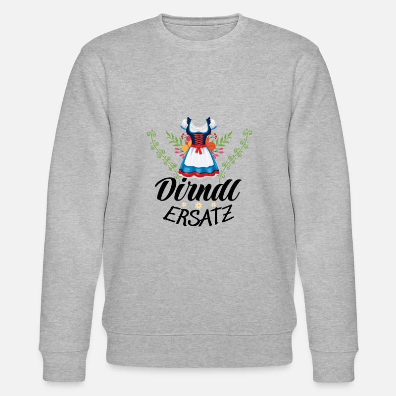 Dirndl Ersatz - Stanley/Stella Unisex Bio-Sweatshirt CHANGER  - Grau meliert