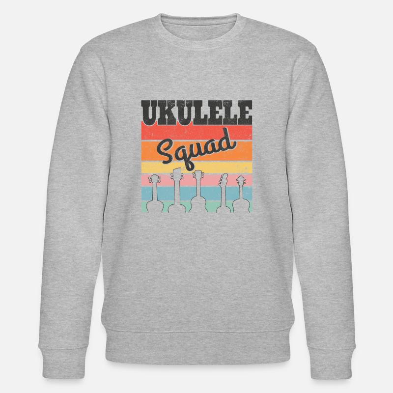 Ukulele Squad - Stanley/Stella Unisex Bio-Sweatshirt CHANGER  - Grau meliert