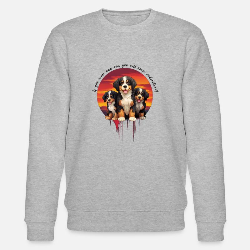 Bouvier bernois - Sweat bio CHANGER Stanley/Stella Unisexe - gris chiné