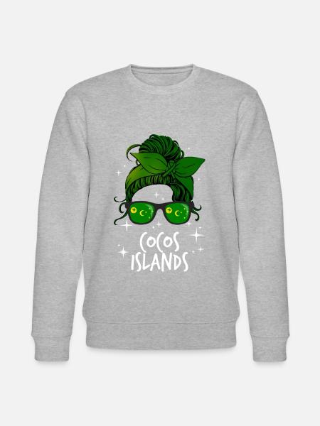 Cocos Islands - Stanley/Stella CHANGER Unisex Organic Sweatshirt - heather grey