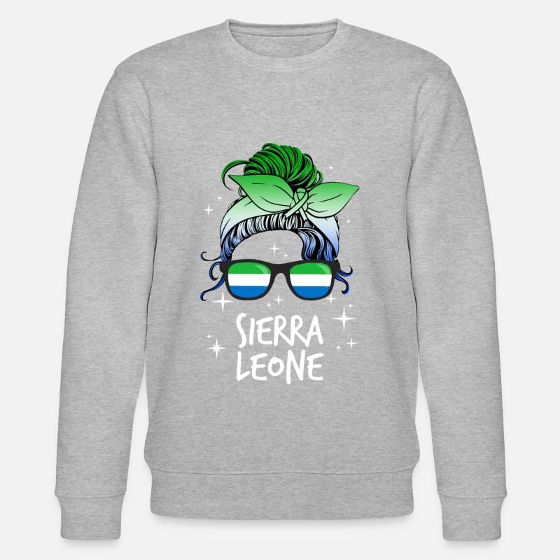 Sierra Leone - Sweat bio CHANGER Stanley/Stella Unisexe - gris chiné