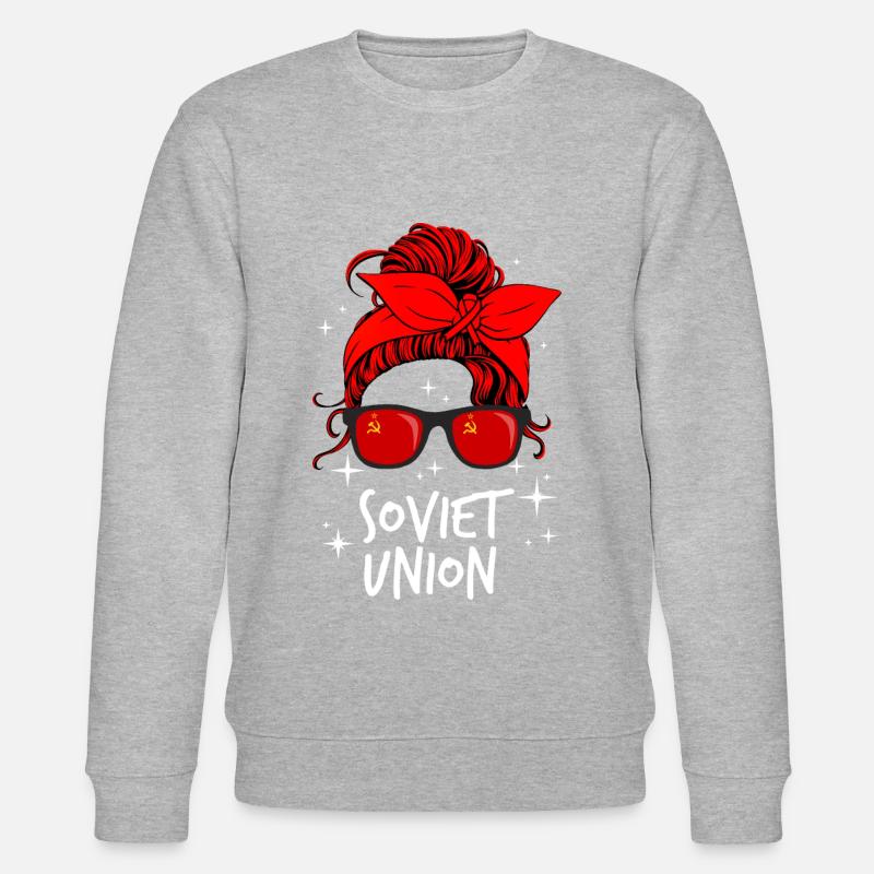 Union soviétique - Sweat bio CHANGER Stanley/Stella Unisexe - gris chiné