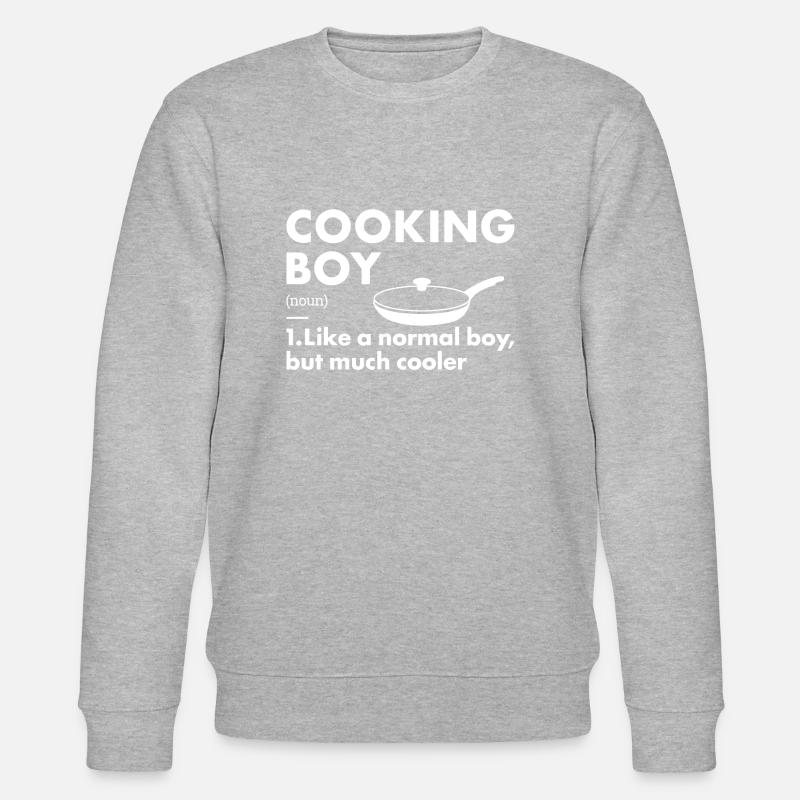 Cook Boy Définition Cuisine - Sweat bio CHANGER Stanley/Stella Unisexe - gris chiné