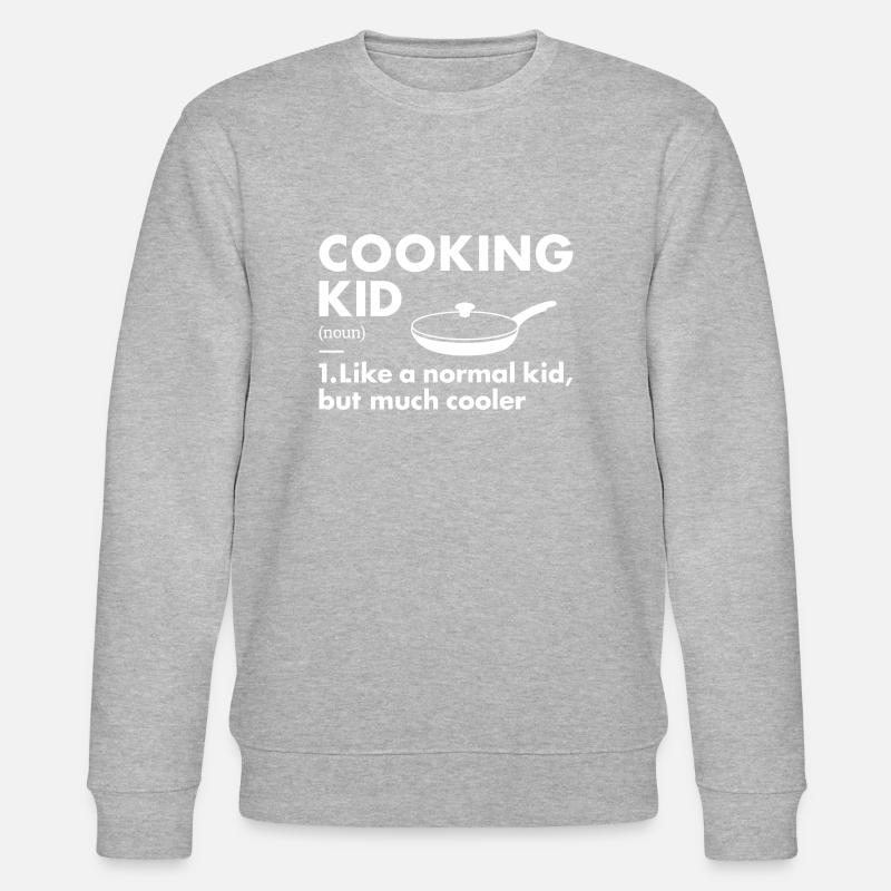 Cook Kid Définition Cuisine - Sweat bio CHANGER Stanley/Stella Unisexe - gris chiné