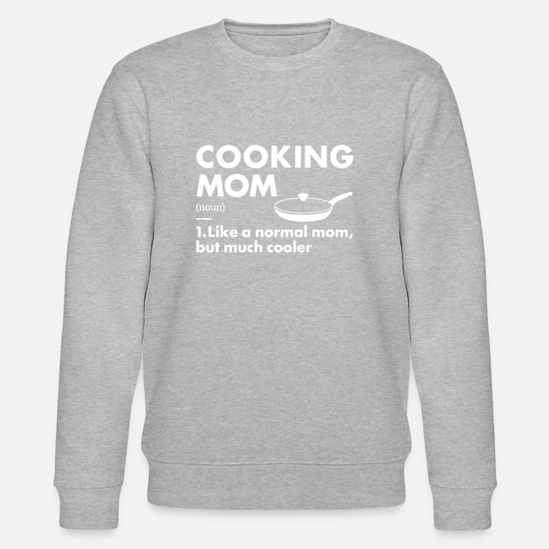 Cook Mom Definition Cooking - Stanley/Stella Unisex Bio-Sweatshirt CHANGER - Grau meliert