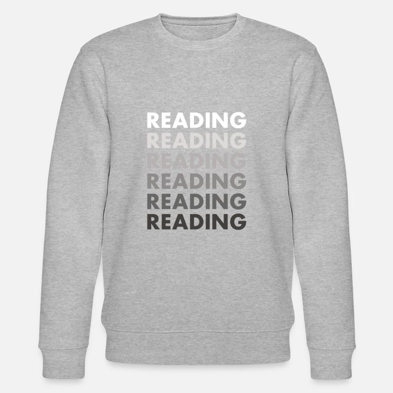 Reader Reading - Stanley/Stella Unisex Bio-Sweatshirt CHANGER  - Grau meliert