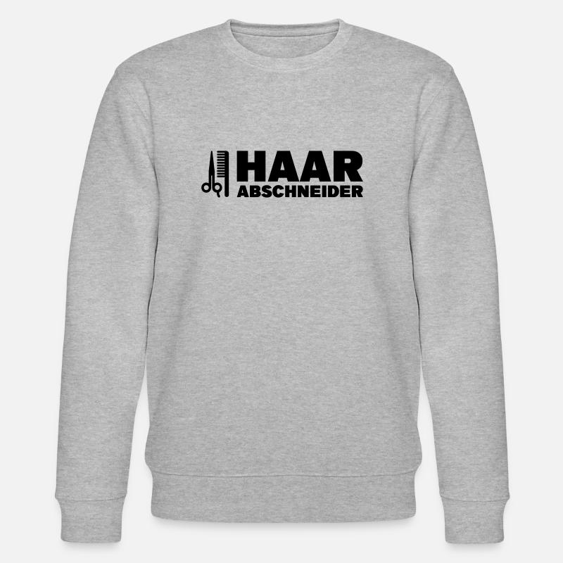 Haarabschneider Haarschneider Haareschneider - Stanley/Stella Unisex Bio-Sweatshirt CHANGER  - Grau meliert