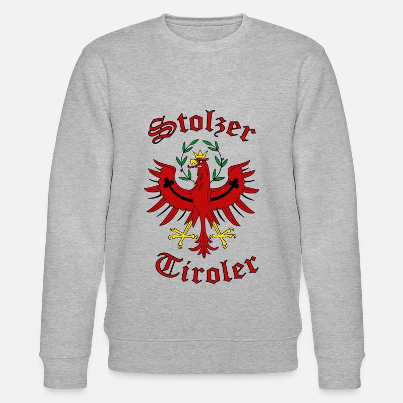 Stolzer Tiroler - Stanley/Stella Unisex Bio-Sweatshirt CHANGER  - Grau meliert