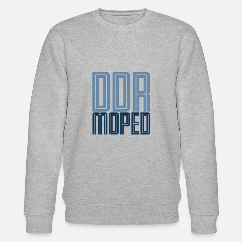 DDR Moped - Stanley/Stella Unisex Bio-Sweatshirt CHANGER  - Grau meliert