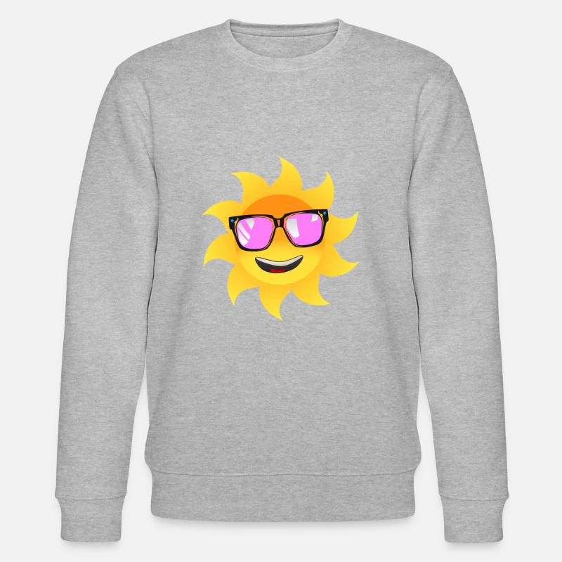 Sonnenlicht Heiße lünette scheint - Stanley/Stella Unisex Bio-Sweatshirt CHANGER - Grau meliert