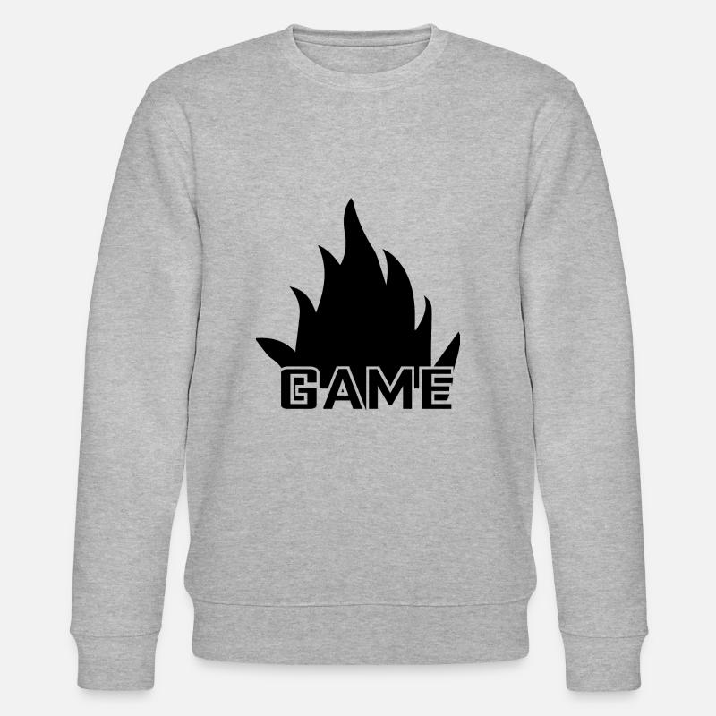 Game Gaming PC - Stanley/Stella Unisex Bio-Sweatshirt CHANGER  - Grau meliert