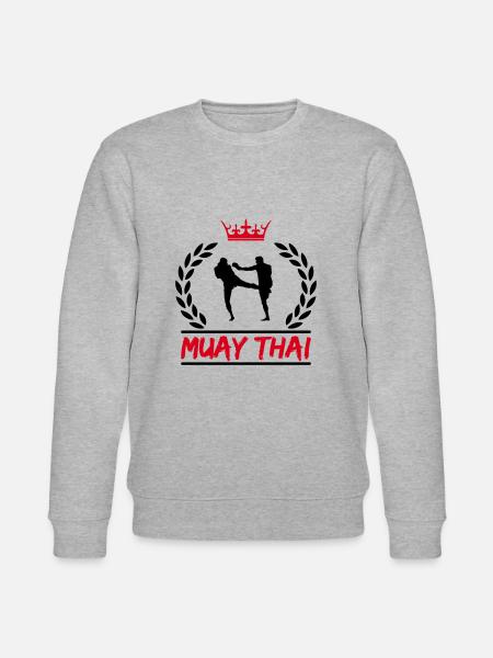 Muay Thai - Stanley/Stella CHANGER Unisex Organic Sweatshirt - heather grey