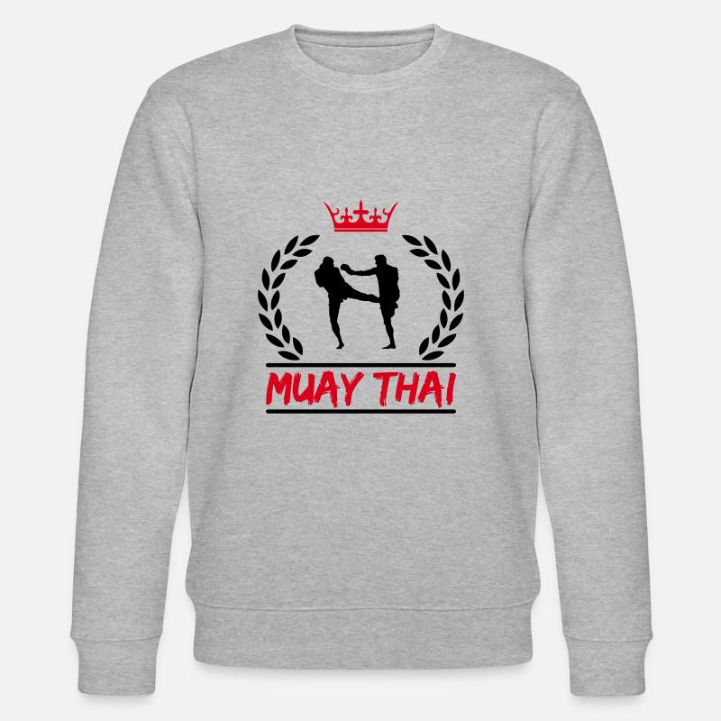 muay thai - Stanley/Stella Unisex Bio-Sweatshirt CHANGER  - Grau meliert