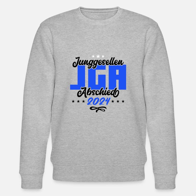 jga junggesellenabschied 2024 - Stanley/Stella Unisex Bio-Sweatshirt CHANGER  - Grau meliert