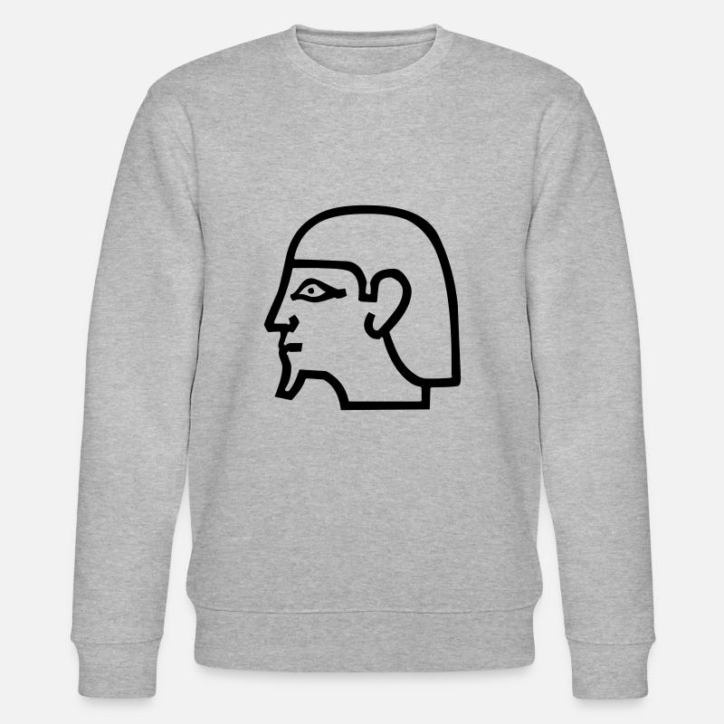 hiéroglyphe - Sweat bio CHANGER Stanley/Stella Unisexe - gris chiné