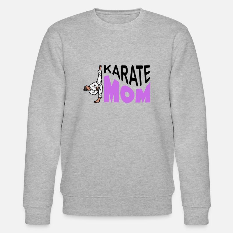 Karaté Maman - Sweat bio CHANGER Stanley/Stella Unisexe - gris chiné