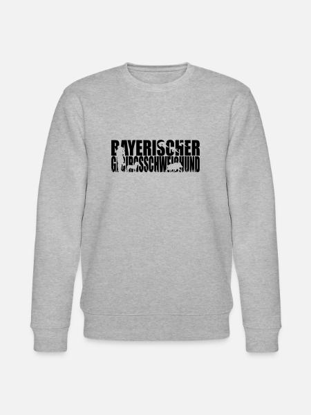 BAYERISCHER GEBIRGSSCHWEISSHUND Jagdhunde Wilsigns - Stanley/Stella Unisex Bio-Sweatshirt CHANGER - Grau meliert