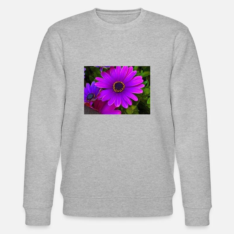 Blumen - Stanley/Stella Unisex Bio-Sweatshirt CHANGER  - Grau meliert