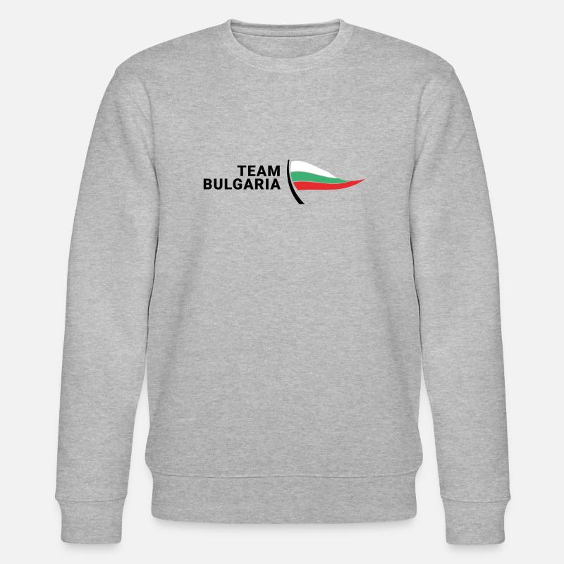 Team Bulgaria - Stanley/Stella Unisex Bio-Sweatshirt CHANGER  - Grau meliert