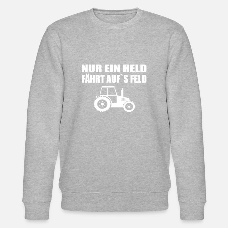 Traktor - Stanley/Stella Unisex Bio-Sweatshirt CHANGER  - Grau meliert