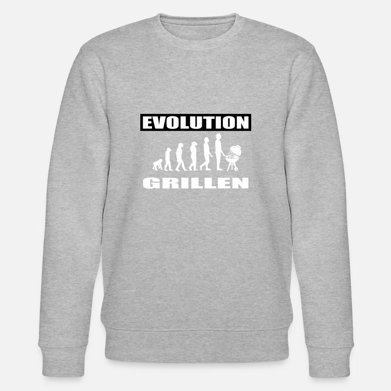 BBQ - Stanley/Stella Unisex Bio-Sweatshirt CHANGER  - Grau meliert