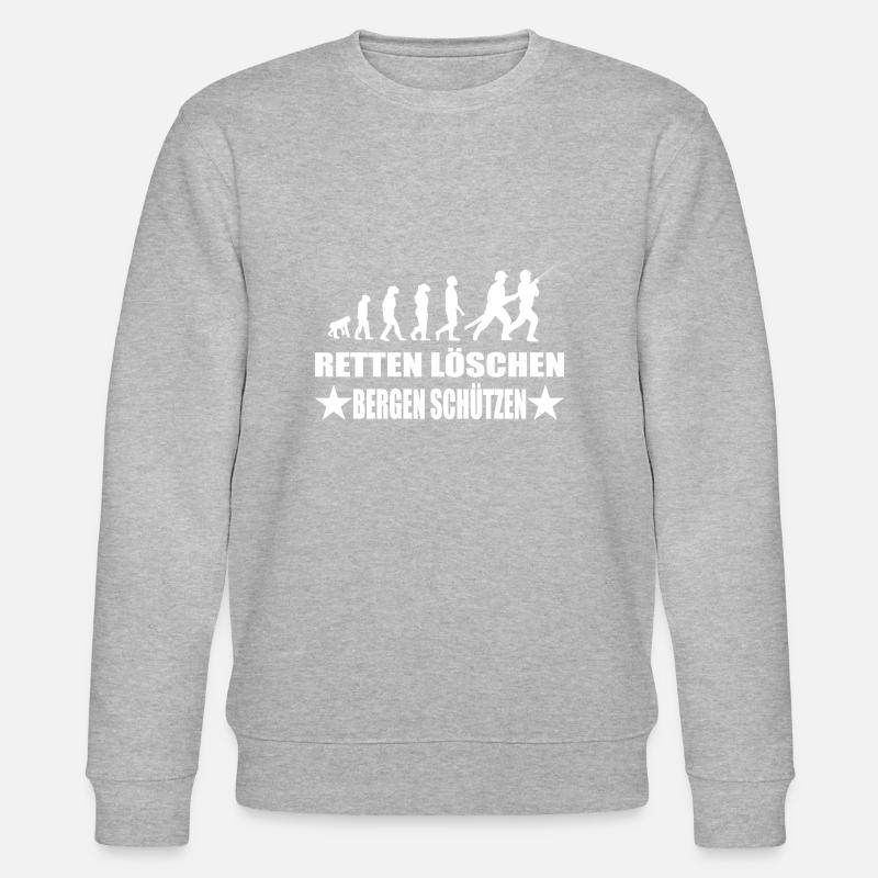 Feuerwehr - Stanley/Stella Unisex Bio-Sweatshirt CHANGER  - Grau meliert
