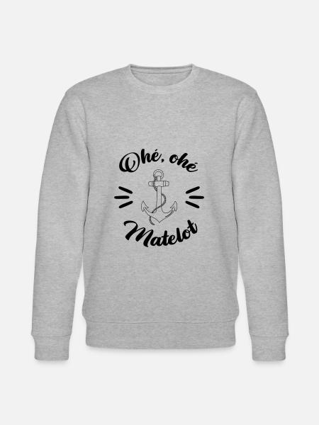 Oh, ohé Sailor - Stanley/Stella CHANGER Unisex Organic Sweatshirt - heather grey