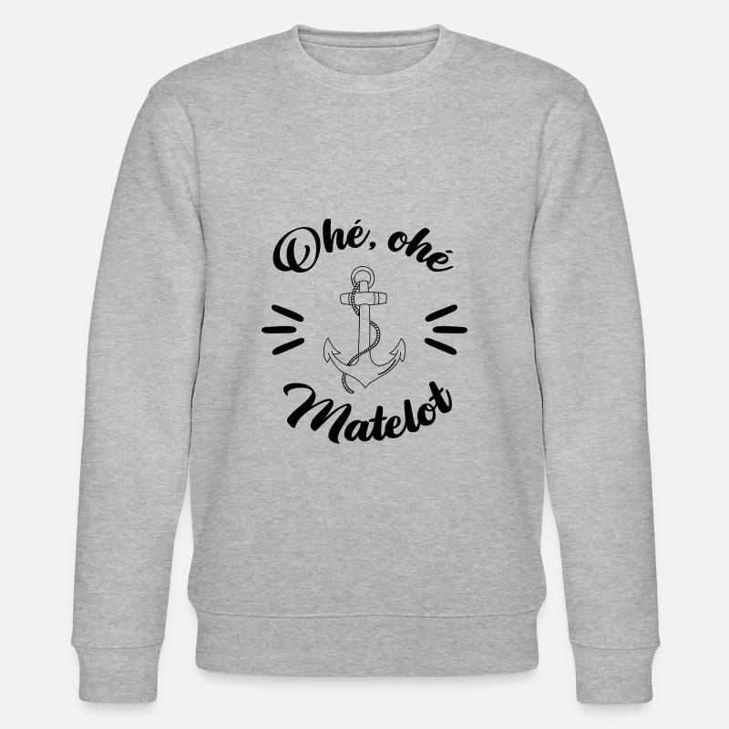 Oh, ohé Sailor - Stanley/Stella Unisex Bio-Sweatshirt CHANGER  - Grau meliert