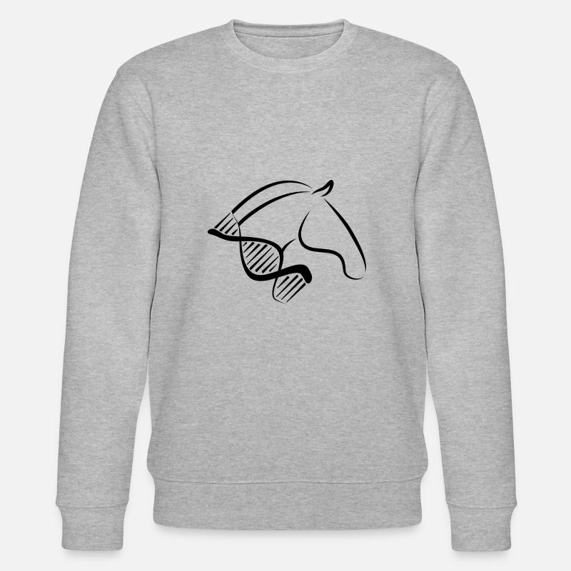 Cavalière Perd ADN Design - Sweat bio CHANGER Stanley/Stella Unisexe - gris chiné