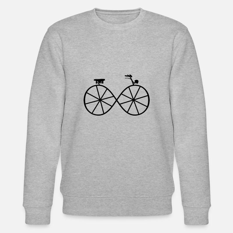 Vélo infini - Sweat bio CHANGER Stanley/Stella Unisexe - gris chiné