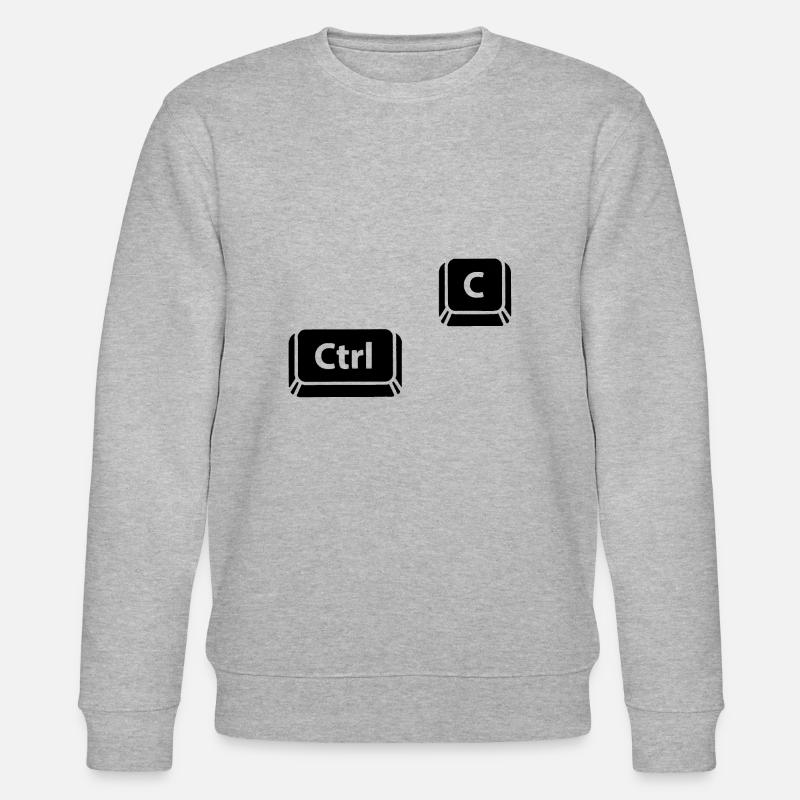 Ctrl C - Stanley/Stella Unisex Bio-Sweatshirt CHANGER  - Grau meliert