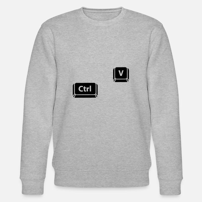 Ctrl V - Stanley/Stella CHANGER Unisex Organic Sweatshirt - heather grey