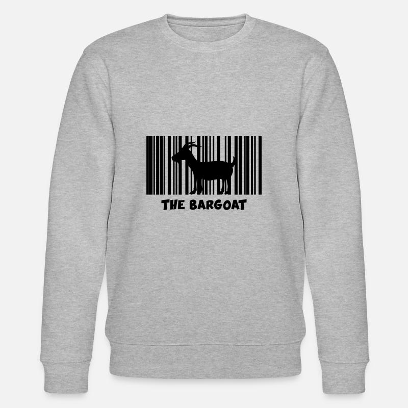 chèvre « le bargoat » chèvre - Sweat bio CHANGER Stanley/Stella Unisexe - gris chiné