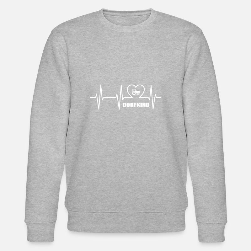 Dorfkind - Stanley/Stella Unisex Bio-Sweatshirt CHANGER  - Grau meliert