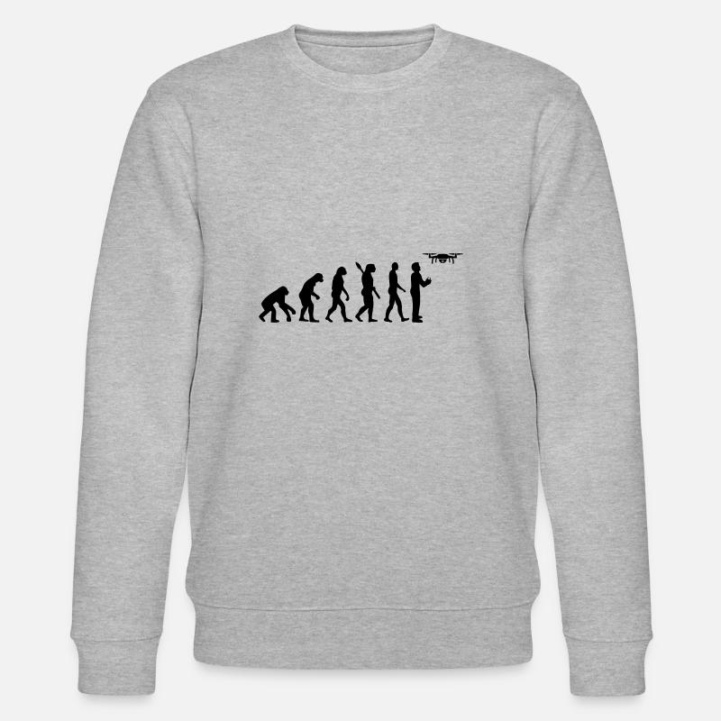 drone - Sweat bio CHANGER Stanley/Stella Unisexe - gris chiné